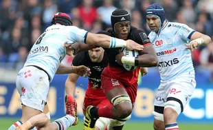 Le Racing a été battu par les Saracens en finale de Coupe d'Europe (21-9), le 14 mai 2016 à Lyon.