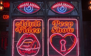 Un sex-shop (illustration).