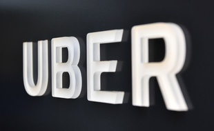 Logo de l'entreprise américaine Uber.