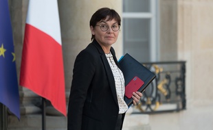 La ministre des Outre-Mer Annick Girardin le 27 février 2019 à l'Elysée.