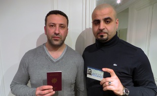 Fouad et Attila, déchus de la nationalité française, à Paris le 15 février 2016.