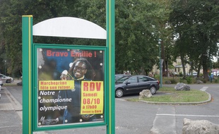 Dans les rues de Marcheprime, on annonce le retour de la championne.
