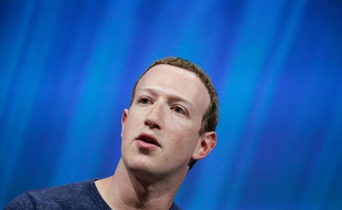 Mark Zuckerberg au salon VivaTech, le 24 mai 2018.