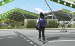 Le parking du parc seraéquipé en 2010
