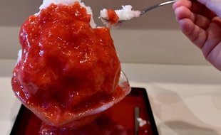 Kakigori, un dessert traditionnel japonnais, a été complètement changé.