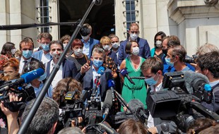Lors d'une rencontre entre les maires PS et EELV à Tours, en juillet 2020. (archives)