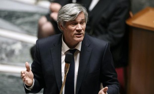 Le porte-parole du gouvernement Stéphane Le Foll le 26 avril 2016 à l'Assemblée nationale à Paris