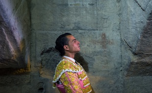 Le torero espagnol Ivan Fandiño à Arles, le 17 avril 2017.