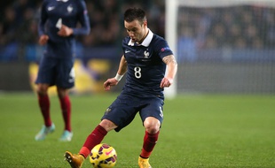 Mathieu Valbuena face à l'Albanie, le vendredi 14 novembre 2014