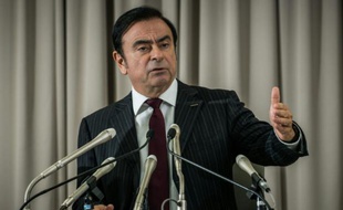 Le PDG de Renault-Nissan Carlos Ghosn, le 15 décembre 2015 à Yokohama