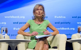 Zanny Minton-Beddoes le 8 octobre 2013 à Washington