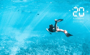 Illustration d'une personnes réalisant une plongée à Maui, Hawaii, Etats-Unis