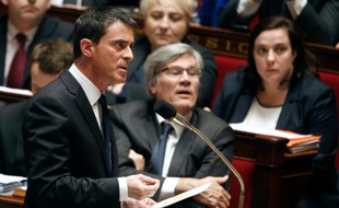 Manuel Valls à l'Assemblée nationale le 17 février 2016