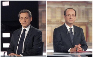 François Hollande continue d'être donné gagnant du second tour de la présidentielle, avec entre 52,5 et 53,5% des intentions de vote, mais l'écart se réduit entre le socialiste et le président-candidat UMP Nicolas Sarkozy, selon plusieurs sondages parus jeudi soir et vendredi matin.