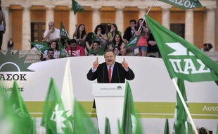 Le leader des socialistes grecs Evangélos Vénizélos a clos vendredi sa campagne pour les législatives en se présentant comme le garant d'une politique "responsable" et "réaliste", seule à même d'assurer le maintien de la Grèce dans la zone euro