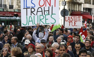 Manifestation contre l'austérité à Paris, le 15 novembre 2014