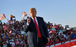 Donald Trump en campagne en Arizona.