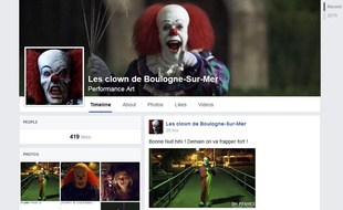Page Facebook des clowns de Boulogne-sur-Mer