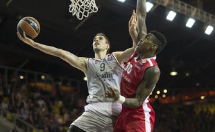 Strasbourg, le 19 novembre 2015. - Jérémy Leloup a inscrit 24 points lors du succès de la SIG sur l'Etoile Rouge de Belgrade (78-75).