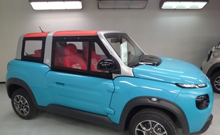 Ce cabriolet 100% électrique est fabriqué à l'usine PSA La Janais près de Rennes.