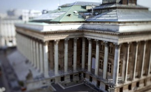 Le palais Brongniart, anciennement la Bourse de Paris