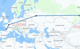 Bordeaux-Krasnoïarsk, c'est long. Vraiment.