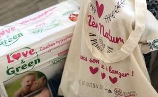 Près de 10.000 sacs seront distribués, entre autres, à la maternité de Grasse.