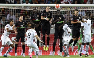 Mathieu Valbuena, buteur lors du match entre le Portugal et la France le 4 septembre 2015.