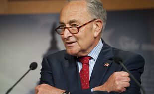 Le leader de la majorité démocrate au Sénat américain, Chuck Schumer.