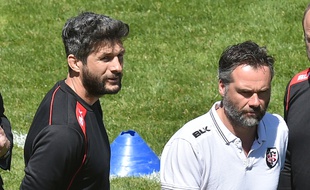 Jean Bouilhou (à droite) va retrouver Ugo Mola, le manager du Stade Toulousain.