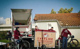 L'atelier Remuménage dispose de quatre camions et de 11 vélos-cargos.