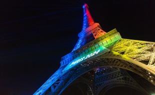 Des défenseurs de la langue française dénoncent le slogan en anglais pour soutenir la candidature de Paris 2024 (Illustration).