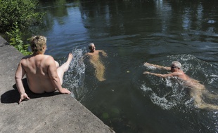 Dans un centre naturiste (illustration).