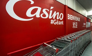 Le groupe Géant a ouvert un hypermarché sans caissières en Haute-Loire. Ici, un supermarché Casino à Paris, en novembre 2019 (illustration).