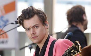 Le chanteur Harry Styles sur scène à New York