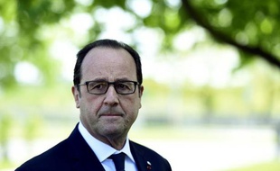 Le président François Hollande le 22 mai 2015 à Riga.