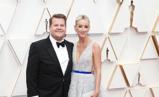 L'animateur James Corden et son épouse, Julia Carey