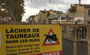 Lors d'un lâcher de taureaux à Aigues-Mortes (Archives).