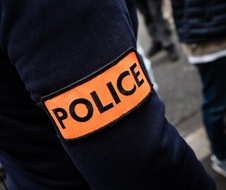 Un agent de police. (illustration)