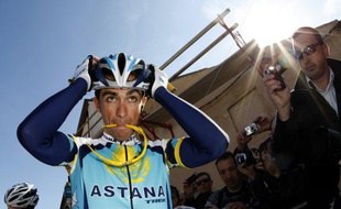 Alberto Contador lors de Paris-Nice 2009.