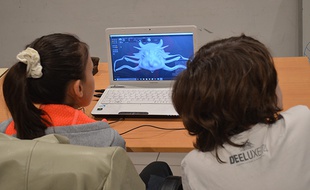 Pendant les vacances scolaires, La Paillasse s'ouvre aux enfants des ateliers DIY, ici la fabrication d'objets en 3D.
