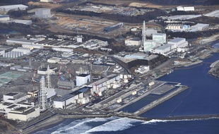 La centrale nucléaire de Fukushima, le 14 février 2021.