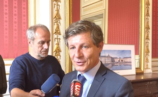 Le maire de Bordeaux, Nicolas Florian, le 14 octobre 2019 à la mairie de Bordeaux.