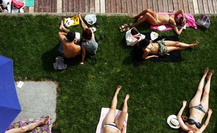 Paris plage, le 20 juillet 2010.