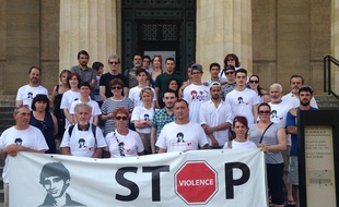 Rassemblement en mémoire d'Alexis Moulinier