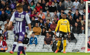 Ali Ahamada, le gardien du TFC, lors du match de Ligue 1 contre Nice, le 23 mai 2015 au Stadium de Toulouse.