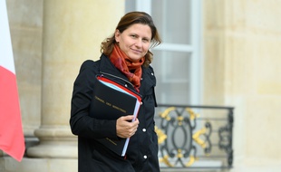 Roxana Maracineanu, ministre des Sports, à la sortie du conseil des ministres le 9 octobre 2019.