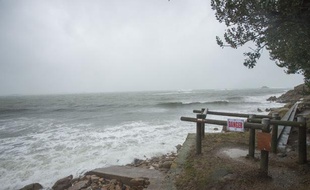Vue de Plougasnou, dans le Finistère, le 5 février 2014.