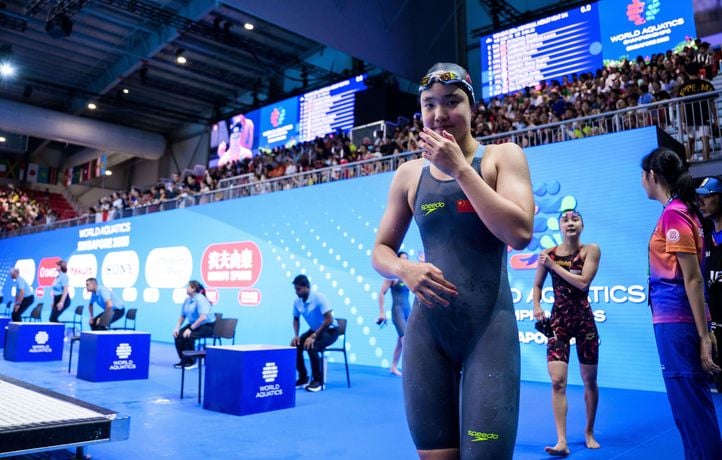 A 12 ans, Yu Zidi se qualifie pour la finale du 200 m quatre nages des Mondiaux