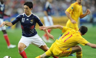 Samir Nasri sous le maillot de l'équipe de France contre la Roumanie, le 9 octobre dernier.